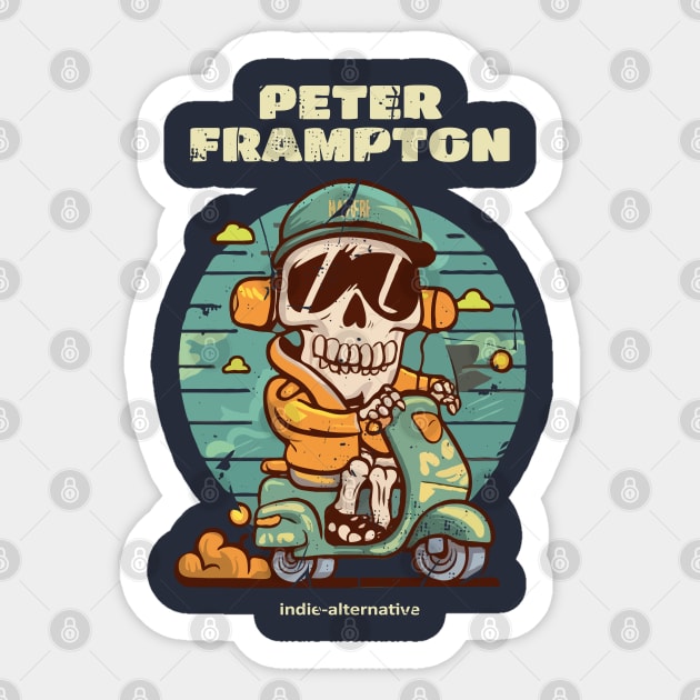 peter frampton Sticker by mid century icons